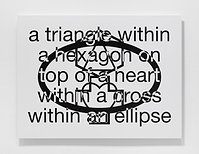 a triangle within a hexagon […]