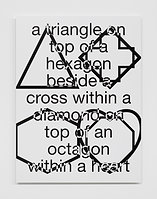 a triangle on top of a hexagon [...]